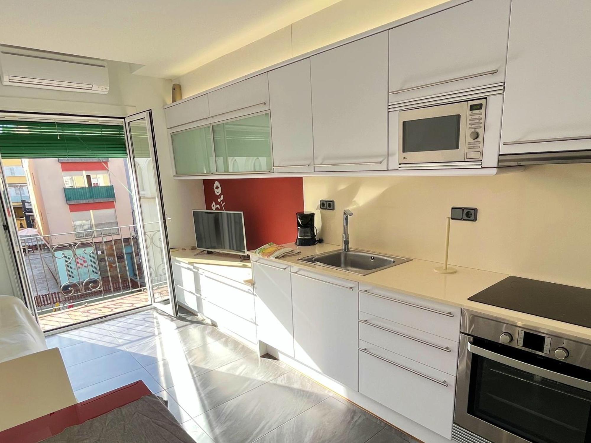 Apartamento Cerca De La Playa Blanes Extérieur photo